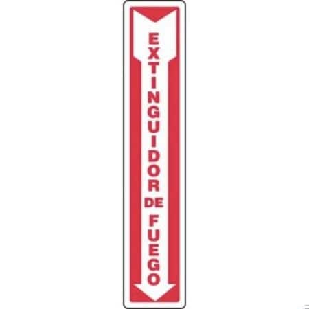 Accuform SPANISH Safety Sign FIRE EXTINGUISHER SHMFXG545XT